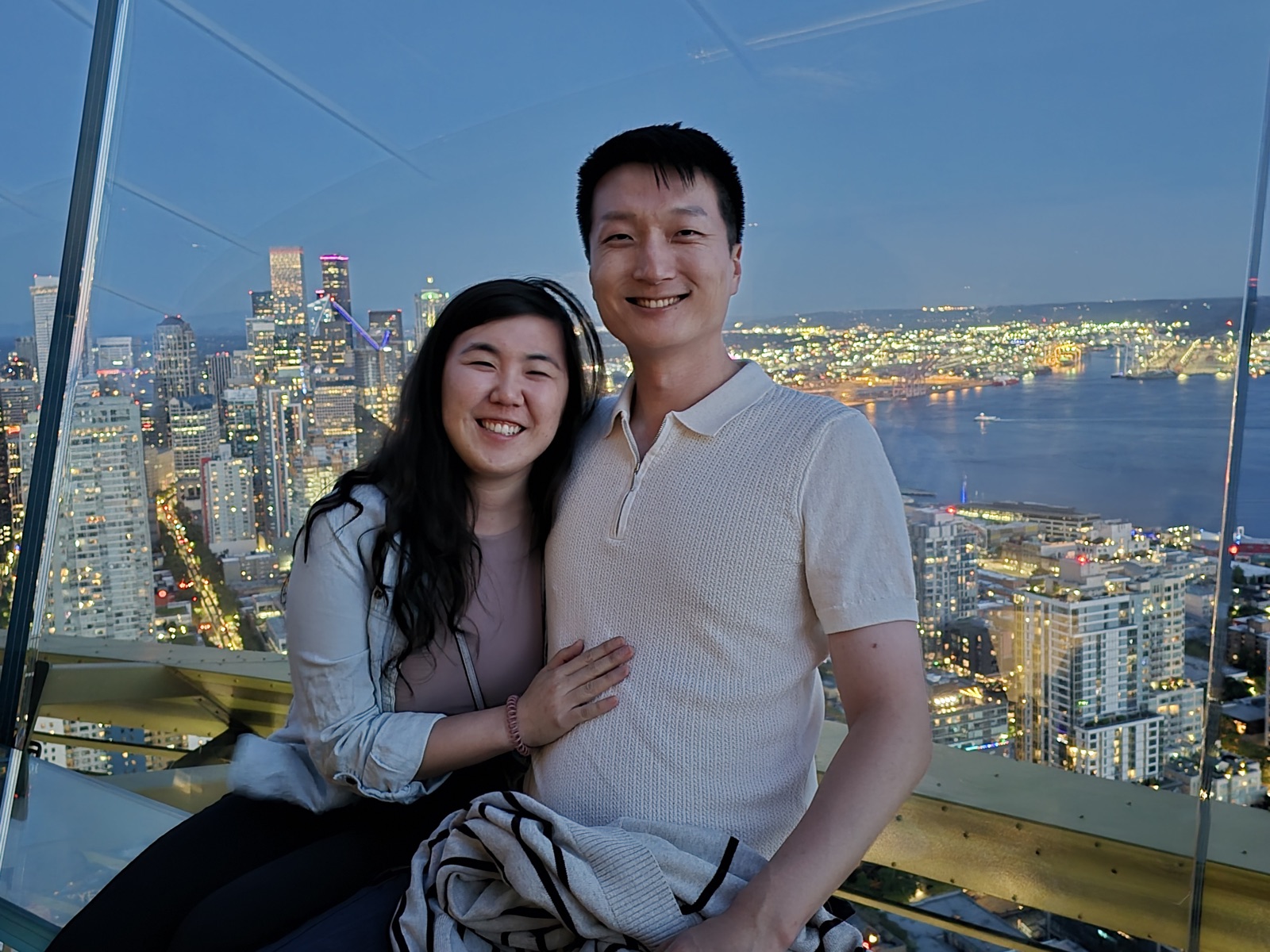 Above the city